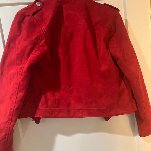 Urban Retro Womens Red Jacket - Picture 3 of 3